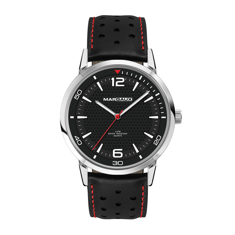 Wc8154 42mm Metal Silver Case, 3 Hand Mvmt, Black Dial, Leather Strap, Flat Mineral Crystal, 3 Atm W 1 Wc8154 42mm Metal Silver Case, 3 Hand Mvmt, Black Dial, Leather Strap, Flat Mineral Crystal, 3 Atm W 1