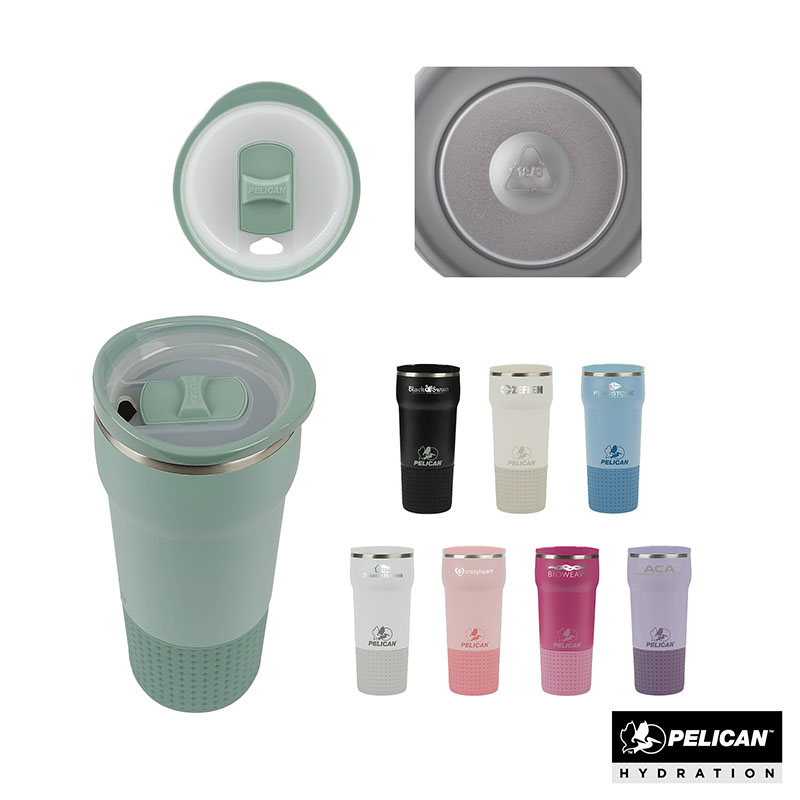 Pelican Cascade 22 oz. Recycled Double Wall Stainless Steel Tumbler 1 Pelican Cascade 22 oz. Recycled Double Wall Stainless Steel Tumbler 1