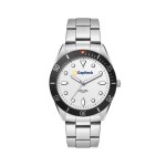 42mm, Silver Metal Case, Bk Bezel, 3-Hand Mvt 1 42mm, Silver Metal Case, Bk Bezel, 3-Hand Mvt 1