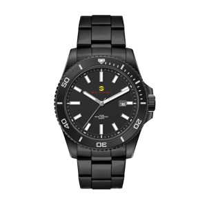 42.5mm,Ss, Silver Case, Bk Bezel, 3-Hand Mvt, Dte 1 42.5mm,Ss, Silver Case, Bk Bezel, 3-Hand Mvt, Dte 1