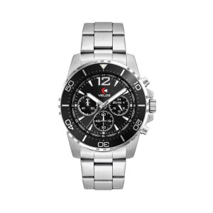 44mm, Silver Metal Case, Bk Bezel, Chrono Mvt 1 44mm, Silver Metal Case, Bk Bezel, Chrono Mvt 1