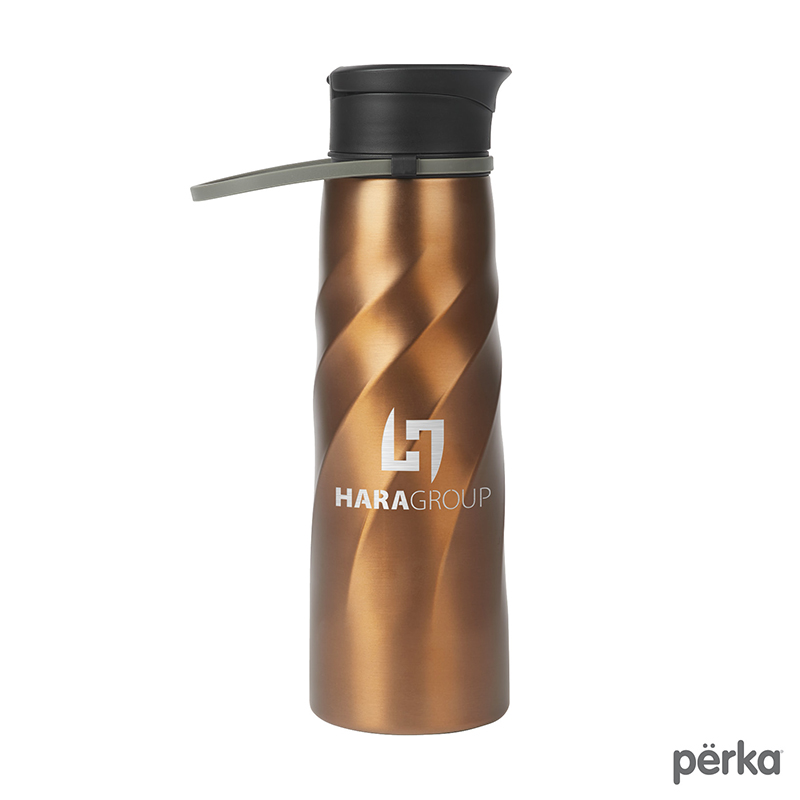 Perka Tristan 34 oz./1L Single Wall Stainless Steel Sport Bottle 1