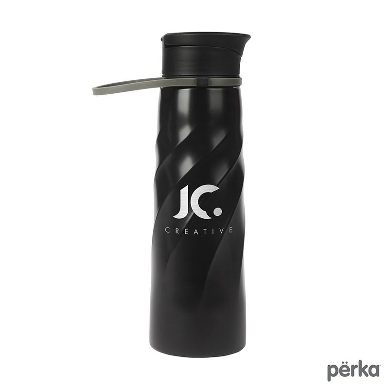 Perka Tristan 34 oz./1L Single Wall Stainless Steel Sport Bottle 1