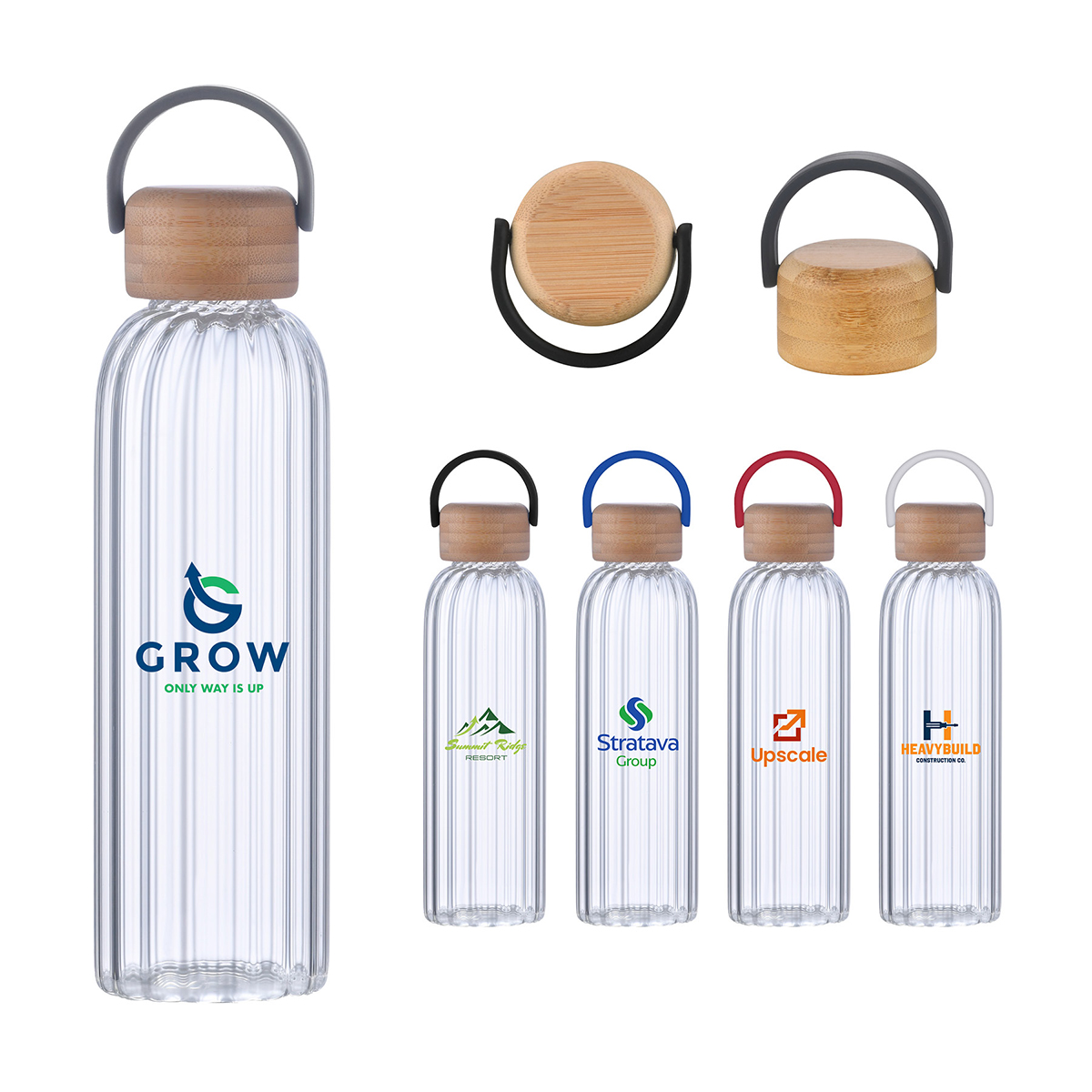 Jovito 21 oz. Glass Water Bottle 1