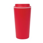 Kenzie 16 oz. Double Wall Recycled Polypropylene Coffee Tumbler - Red Kenzie 16 oz. Double Wall Recycled Polypropylene Coffee Tumbler - Red