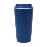 Kenzie 16 oz. Double Wall Recycled Polypropylene Coffee Tumbler - Navy Kenzie 16 oz. Double Wall Recycled Polypropylene Coffee Tumbler - Navy
