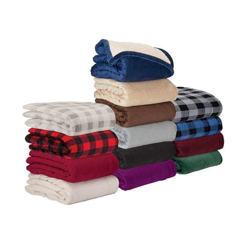 Brookline Micro Mink Sherpa Blanket 1