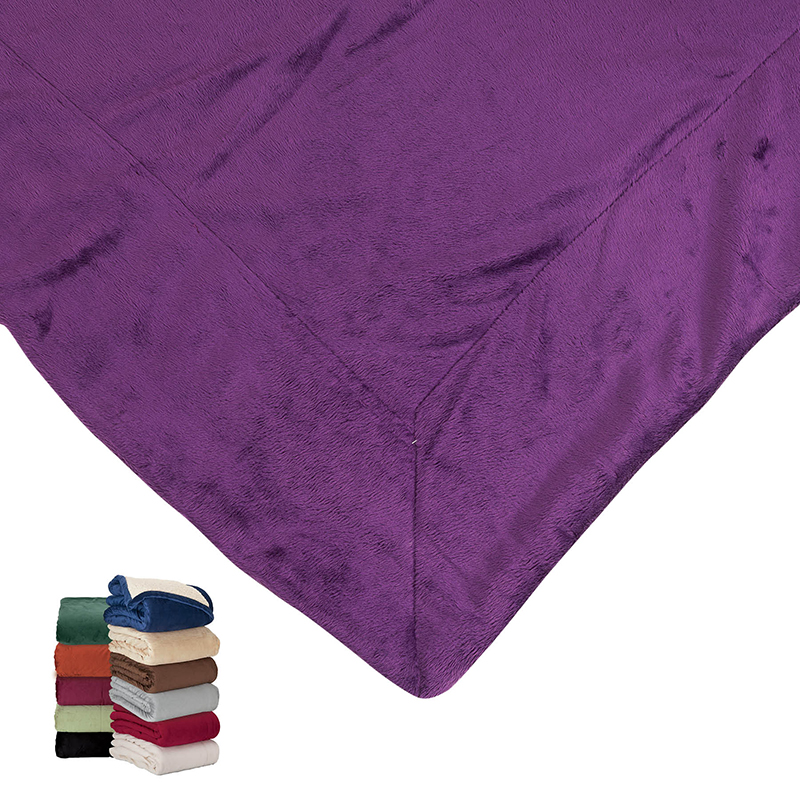 Brookline Micro Mink Sherpa Blanket 1