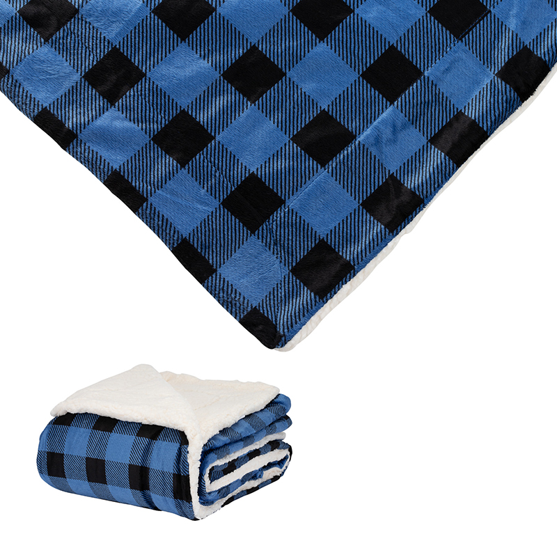 Brookline Micro Mink Sherpa Blanket 1