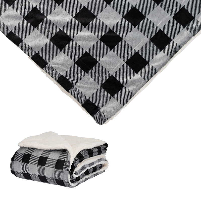 Brookline Micro Mink Sherpa Blanket 1