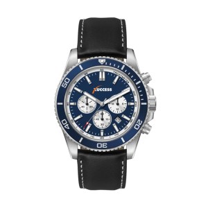 42.5mm, Ss, Silver Case, Bl Bezel, Chrono Mvt, Dte 1 42.5mm, Ss, Silver Case, Bl Bezel, Chrono Mvt, Dte 1