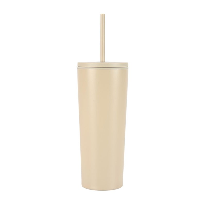 Bayard 24 oz. Double Wall Steel/PP Liner Straw Tumbler 1