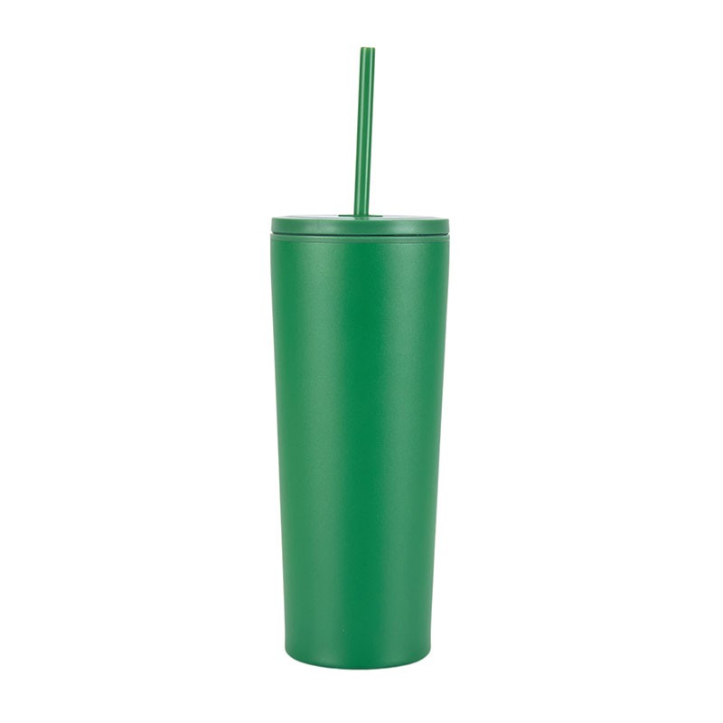 Bayard 24 oz. Double Wall Steel/PP Liner Straw Tumbler 1