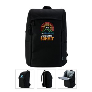 Coral Repreve RPET 20-Can Backpack Cooler 1 Coral Repreve RPET 20-Can Backpack Cooler 1
