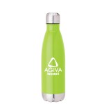 Solana 17 oz. 304 Stainless Steel Vacuum Bottle with Copper Lining 2 Solana 17 oz. 304 Stainless Steel Vacuum Bottle with Copper Lining 2