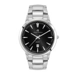 Wc4074 43mm Steel Silver Case, 3 Hand Mvmt, Black Dial, Dte Display, Silver Bracelet, Flat Mineral C 1 Wc4074 43mm Steel Silver Case, 3 Hand Mvmt, Black Dial, Dte Display, Silver Bracelet, Flat Mineral C 1