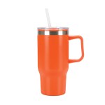 Baker 20 oz. Recycled PP Liner/Steel Outer Travel Mug - Orange Baker 20 oz. Recycled PP Liner/Steel Outer Travel Mug - Orange