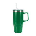 Baker 20 oz. Recycled PP Liner/Steel Outer Travel Mug - Green Baker 20 oz. Recycled PP Liner/Steel Outer Travel Mug - Green