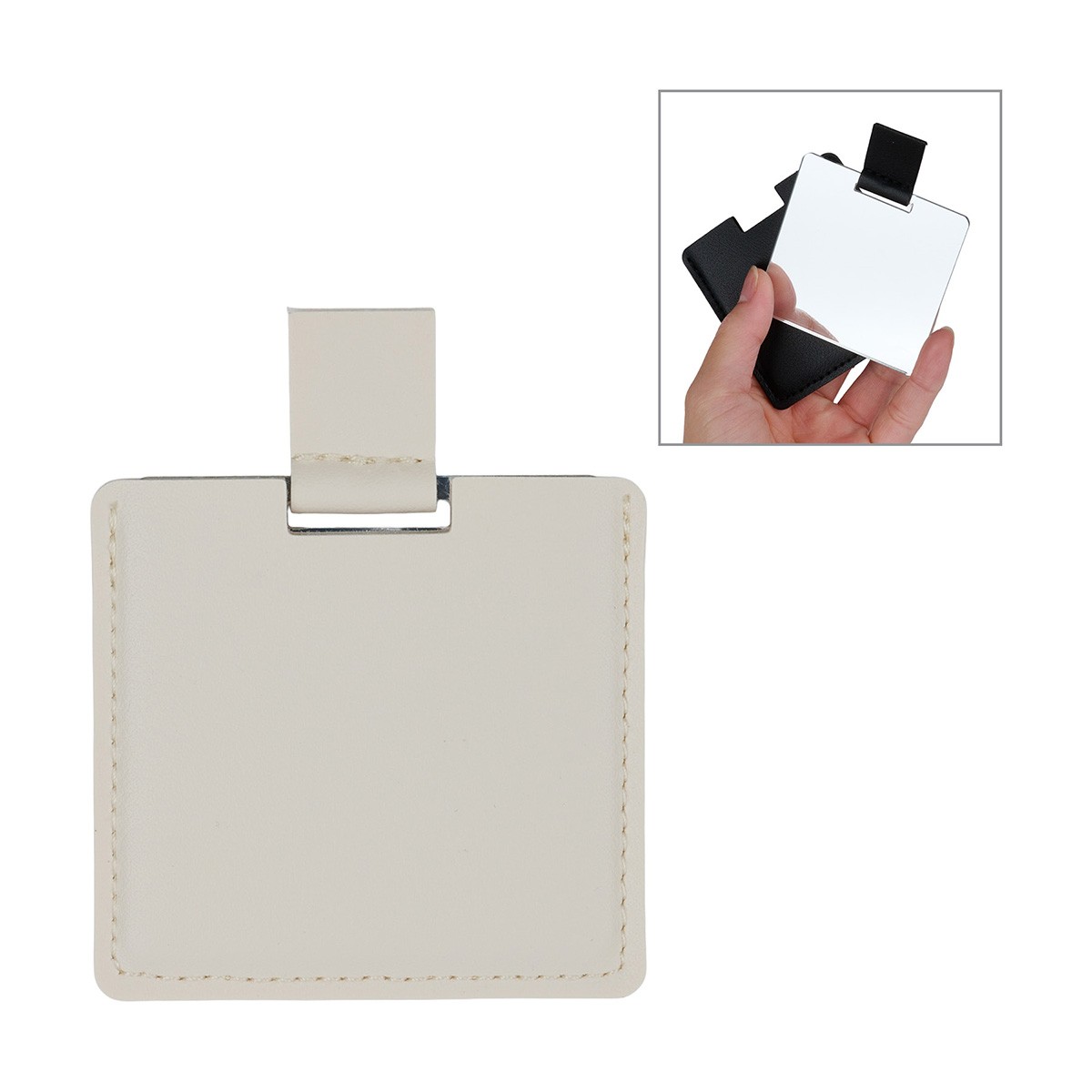 Kiva Pocket Mirror w/ PU Case 1