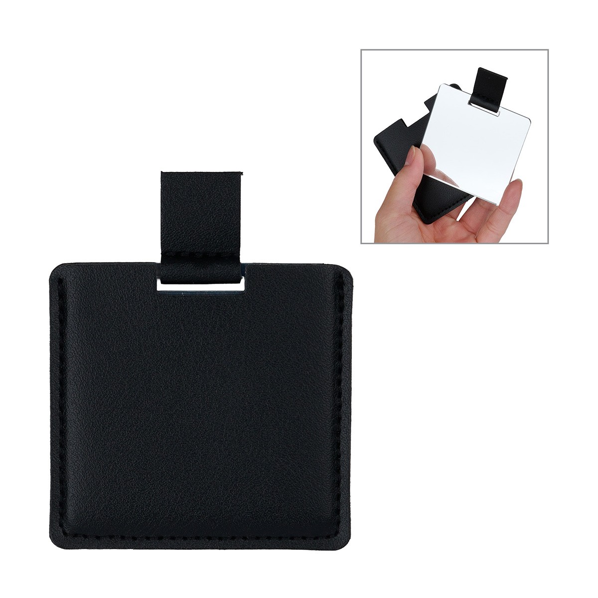 Kiva Pocket Mirror w/ PU Case 1