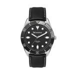 42mm, Silver Metal Case, Bk Bezel, 3-Hand Mvt 1 42mm, Silver Metal Case, Bk Bezel, 3-Hand Mvt 1