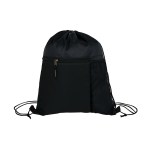 Manchester Recycled (RPET) Drawstring Bag With Zippered & Mesh Pockets 2 Manchester Recycled (RPET) Drawstring Bag With Zippered & Mesh Pockets 2