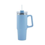 Lyon 30 oz. Double Wall Stainless Steel Travel Mug - Light Blue Lyon 30 oz. Double Wall Stainless Steel Travel Mug - Light Blue
