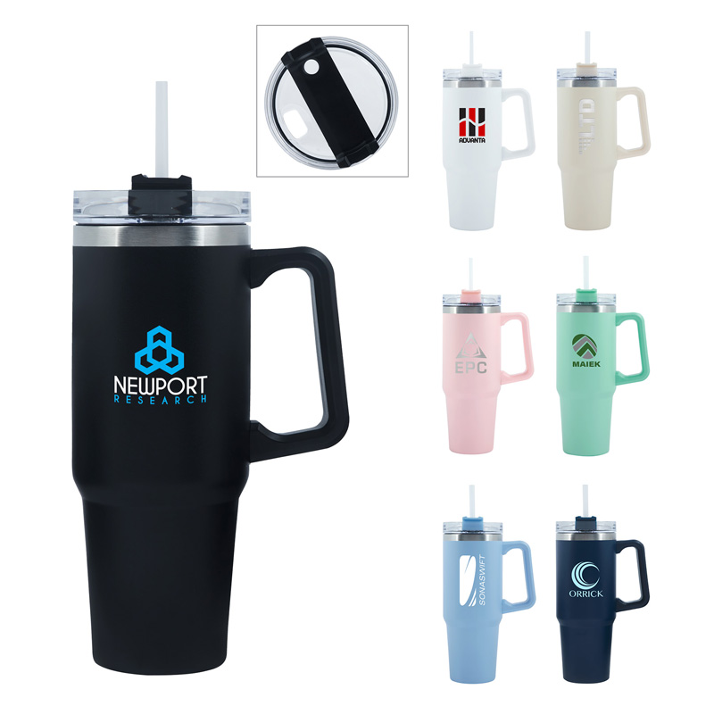 Lyon 30 oz. Double Wall Stainless Steel Travel Mug 1