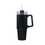 Lyon 30 oz. Double Wall Stainless Steel Travel Mug - Black Lyon 30 oz. Double Wall Stainless Steel Travel Mug - Black