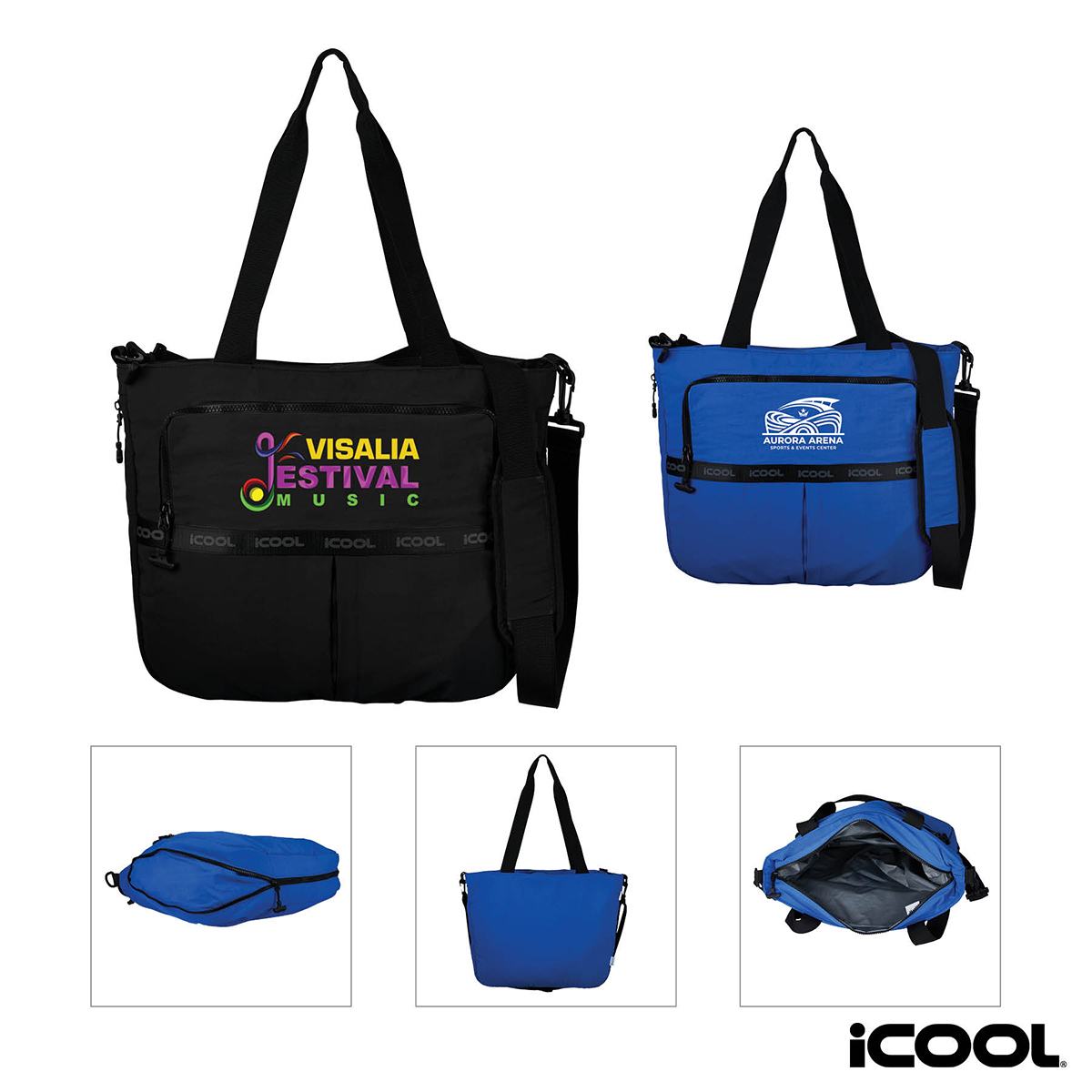 iCOOL Penrose Recycled Nylon 24- to 36-Can Cooler Tote 1