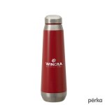 Perka Trevi 17 oz. Double Wall Stainless Steel Bottle - Red Perka Trevi 17 oz. Double Wall Stainless Steel Bottle - Red