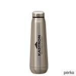 Perka Trevi 17 oz. Double Wall Stainless Steel Bottle - Steel Perka Trevi 17 oz. Double Wall Stainless Steel Bottle - Steel