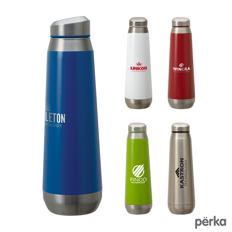 Perka Trevi 17 oz. Double Wall Stainless Steel Bottle 1 Perka Trevi 17 oz. Double Wall Stainless Steel Bottle 1