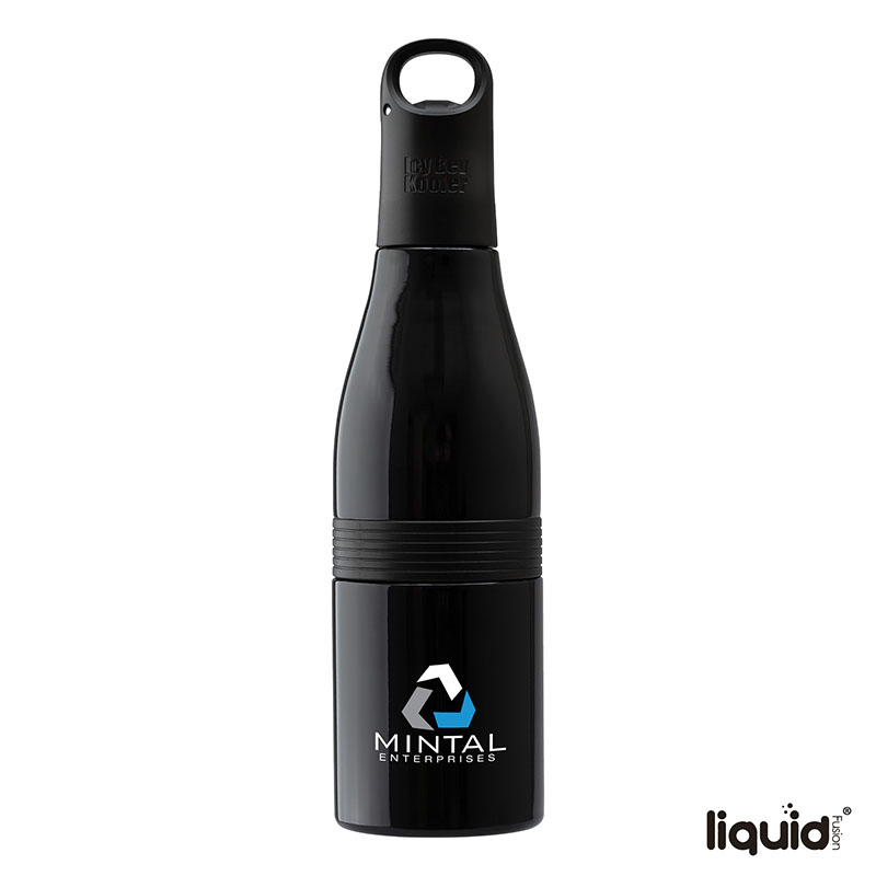 Liquid Fusion Icy Bev Kooler 22 oz. 3-In-1 Double Wall Stainless Steel Bottle 1