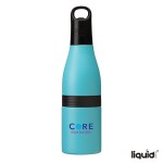Liquid Fusion Icy Bev Kooler 22 oz. 3-In-1 Double Wall Stainless Steel Bottle - Aqua Liquid Fusion Icy Bev Kooler 22 oz. 3-In-1 Double Wall Stainless Steel Bottle - Aqua