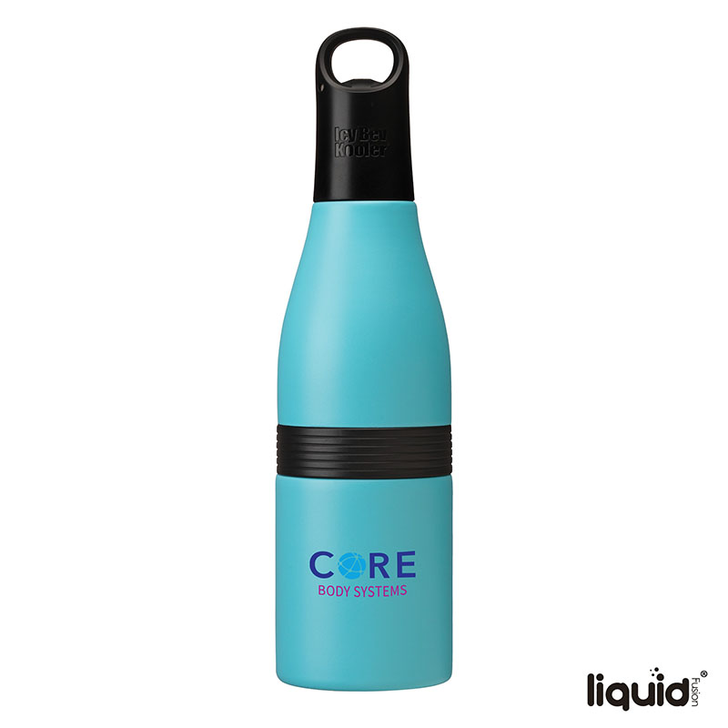Liquid Fusion Icy Bev Kooler 22 oz. 3-In-1 Double Wall Stainless Steel Bottle 1