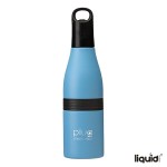 Liquid Fusion Icy Bev Kooler 22 oz. 3-In-1 Double Wall Stainless Steel Bottle - Light Blue Liquid Fusion Icy Bev Kooler 22 oz. 3-In-1 Double Wall Stainless Steel Bottle - Light Blue