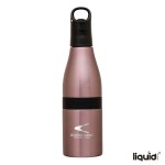 Liquid Fusion Icy Bev Kooler 22 oz. 3-In-1 Double Wall Stainless Steel Bottle - Rose-Gold Liquid Fusion Icy Bev Kooler 22 oz. 3-In-1 Double Wall Stainless Steel Bottle - Rose-Gold