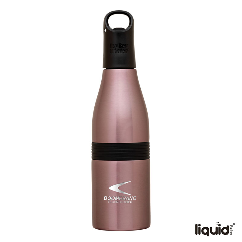 Liquid Fusion Icy Bev Kooler 22 oz. 3-In-1 Double Wall Stainless Steel Bottle 1