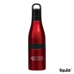 Liquid Fusion Icy Bev Kooler 22 oz. 3-In-1 Double Wall Stainless Steel Bottle - Red Liquid Fusion Icy Bev Kooler 22 oz. 3-In-1 Double Wall Stainless Steel Bottle - Red