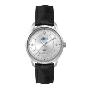Wc5105 33mm Metal Silver Case, 3 Hand Mvmt, Silver Dial, Dte Display, Leather Strap, Flatm Mineral C 1 Wc5105 33mm Metal Silver Case, 3 Hand Mvmt, Silver Dial, Dte Display, Leather Strap, Flatm Mineral C 1