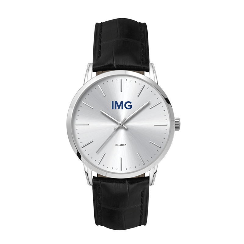 Wc5144 39.5mm Metal Silver Case, 3 Hand Mvmt, Silver Dial, Leather Strap, Flat Mineral Crystal, 3 At 1 Wc5144 39.5mm Metal Silver Case, 3 Hand Mvmt, Silver Dial, Leather Strap, Flat Mineral Crystal, 3 At 1