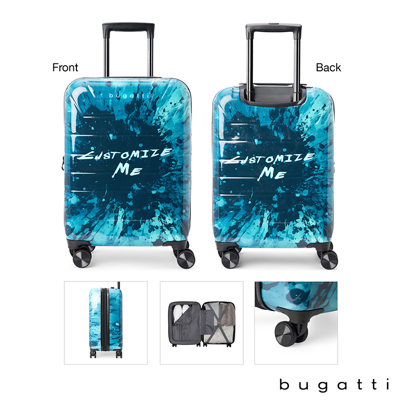 Bugatti Customizable Carry-On Luggage 1 Bugatti Customizable Carry-On Luggage 1