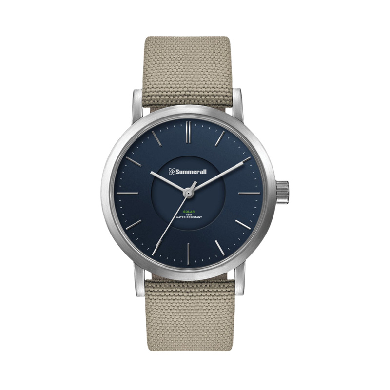 39mm, Ss, Silver Case, 3-Hand "Solar" Mvt 1 39mm, Ss, Silver Case, 3-Hand "Solar" Mvt 1