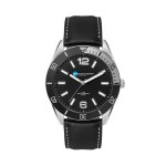 42mm, Silver Metal Case, Bk Bezel, 3-Hand Mvt 1 42mm, Silver Metal Case, Bk Bezel, 3-Hand Mvt 1