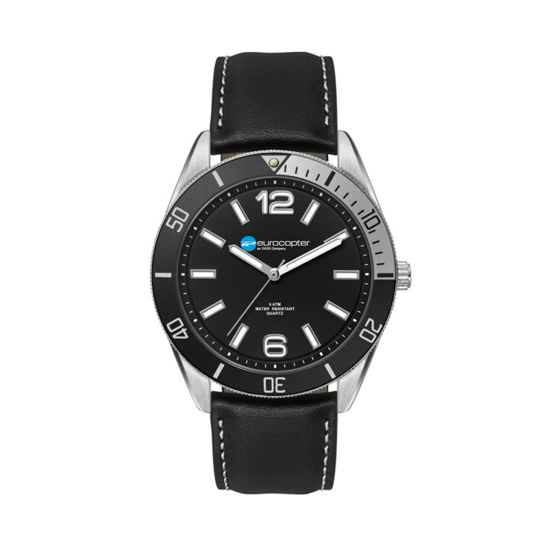 42mm, Silver Metal Case, Bk Bezel, 3-Hand Mvt 1 42mm, Silver Metal Case, Bk Bezel, 3-Hand Mvt 1