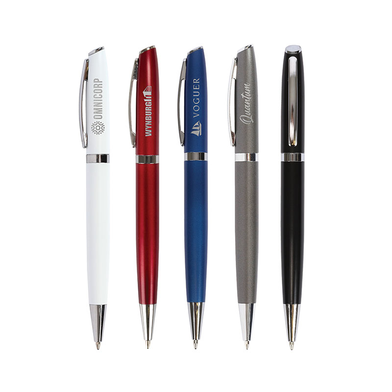 Dawson Recycled Aluminum Twist Action Ballpoint Pen 1