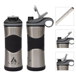 Wave My Wave 20oz. Double Wall Stainless Steel Water Bottle w/ Copper Lining 1 Wave My Wave 20oz. Double Wall Stainless Steel Water Bottle w/ Copper Lining 1