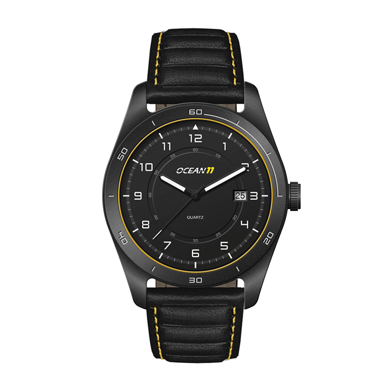 Wc6616 42mm Steel Black Case, 3 Hand Mvmt, Black Dial, Dte Display, Leather Strap, Flat Mineral Crys 1 Wc6616 42mm Steel Black Case, 3 Hand Mvmt, Black Dial, Dte Display, Leather Strap, Flat Mineral Crys 1