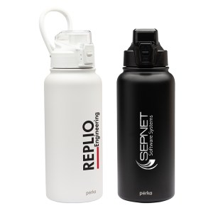 Perka Rex 32 oz. Double Wall, Stainless Steel Water Bottle 1 Perka Rex 32 oz. Double Wall, Stainless Steel Water Bottle 1